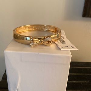 Betsy Johnson gold bracelet with box
